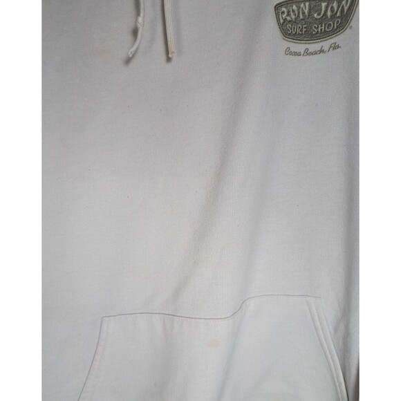 Ron Jon Surf Shop Cocoa Beach FL Hoodie Sweatshirt Large Gray Beach Surf Skater - Picture 3 of 11